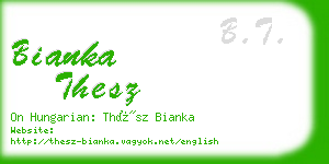 bianka thesz business card